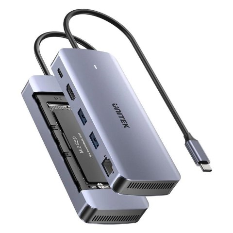 UNITEK AKTYWNY HUB USB-C 10GBPS,M.2,HDMI, PD 100W UNITEK AKTYWNY HUB USB-C 10GBPS,M.2,HDMI, PD 100W