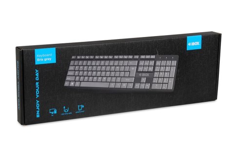 IBOX KLAWIATURA PRZEWODOWA ERIS, GREY IBOX KLAWIATURA PRZEWODOWA ERIS, GREY