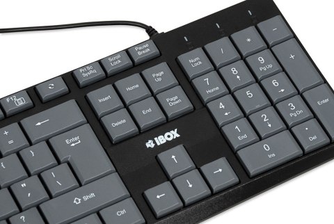 IBOX KLAWIATURA PRZEWODOWA ERIS, GREY IBOX KLAWIATURA PRZEWODOWA ERIS, GREY