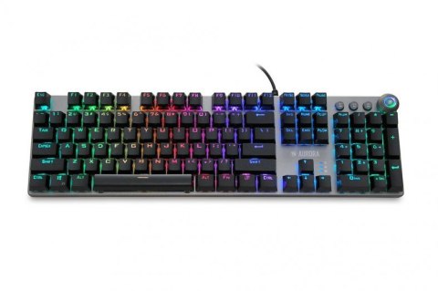 Klawiatura mechaniczna IBOX AURORA K-4 RGB IKGMK4 (USB; (US); kolor czarny) Klawiatura mechaniczna IBOX AURORA K-4 RGB IKGMK4 (USB; (US); kolor czarny)