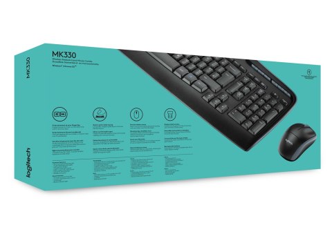 ZESTAW LOGITECH WIRELESS COMBO MK330 BEZPRZEWODOWY ZESTAW LOGITECH WIRELESS COMBO MK330 BEZPRZEWODOWY
