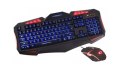 Esperanza Zestaw klawiatura + mysz membranowa Esperanza EGK3000 (USB 2.0; kolor czarny; optyczna)