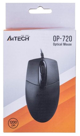 A4 TECH Mysz A4 TECH OP-720 A4TMYS43754 (optyczna; 800 DPI; kolor czarny)