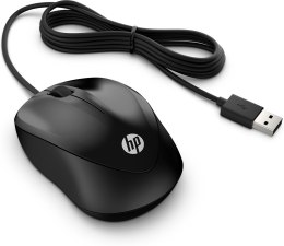 Hewlett-Packard Mysz HP 1000 Wired Optical Mouse with 3 Buttons and 1000 DPI przewodowa czarna 4QM14AA