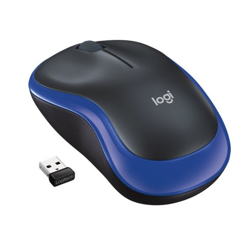 Mysz Logitech M185 910-002239 (optyczna; 1000 DPI; kolor niebieski) Mysz Logitech M185 910-002239 (optyczna; 1000 DPI; kolor niebieski)