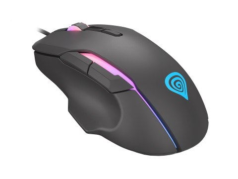 Mysz NATEC Genesis Xenon 220 RGB NMG-1572 (optyczna; 6400 DPI; kolor czarny) Mysz NATEC Genesis Xenon 220 RGB NMG-1572 (optyczna; 6400 DPI; kolor czarny)