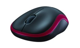 Logitech Mysz bezprzewodowa Logitech M185 910-002237 (optyczna; 1000 DPI; kolor czerwony)