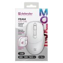 Defender DEFENDER MYSZ FEAM MM-296 RF SILENT BIAŁA