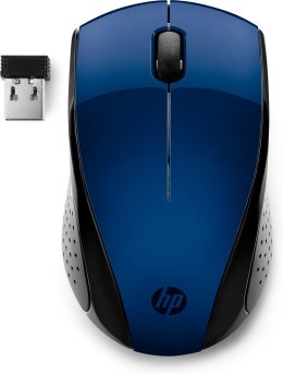 Hewlett-Packard Mysz HP Wireless Mouse 220 Lumiere Blue bezprzewodowa niebieska 7KX11AA