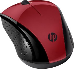 Hewlett-Packard Mysz HP Wireless Mouse 220 Sunset Red bezprzewodowa czerwona 7KX10AA
