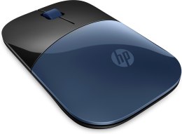 Hewlett-Packard Mysz HP Z3700 Wireless Mouse Lumiere Blue bezprzewodowa czarno-niebieska 7UH88AA