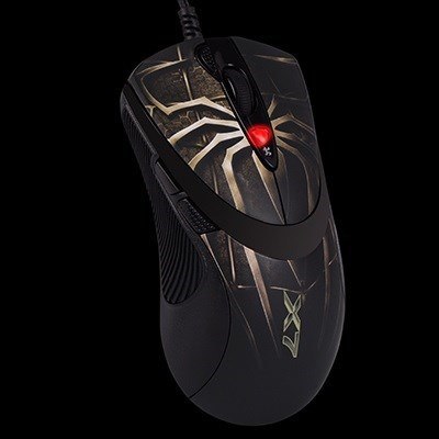 Mysz komputerowa A4 TECH Evo XGame Laser Oscar X747 Brown Fire A4TMYS29980 (laserowa; 3600 DPI; kolor brązowy) Mysz komputerowa A4 TECH Evo XGame Laser Oscar X747 Brown Fire A4TMYS29980 (laserowa; 3600 DPI; kolor brązowy)
