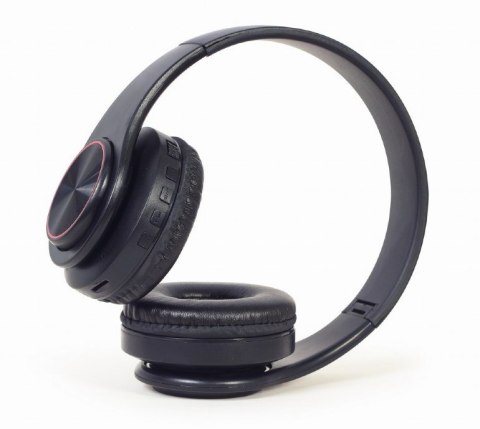GEMBIRD SŁUCHAWKI STEREOFONICZNE LED BLUETOOTH CZARNE + MIKROFON + REGULACJA GEMBIRD SŁUCHAWKI STEREOFONICZNE LED BLUETOOTH CZARNE + MIKROFON + REGULACJA
