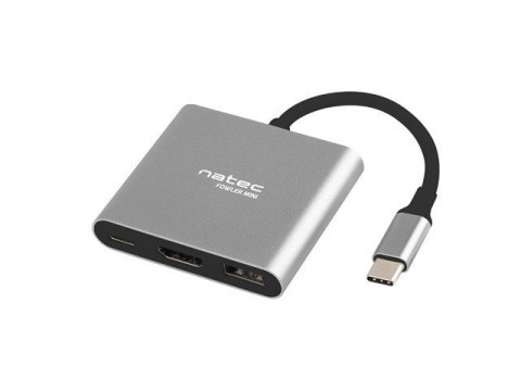 NATEC MULTI PORT FOWLER MINI (USB-C PD, USB 3.0, HDMI 4K) NMP-1607 NATEC MULTI PORT FOWLER MINI (USB-C PD, USB 3.0, HDMI 4K) NMP-1607