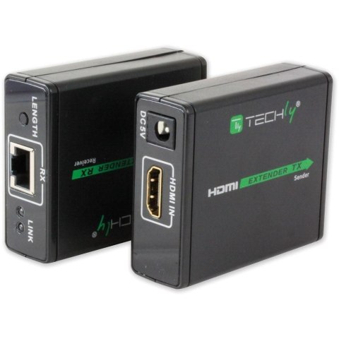 TECHLY EXTENDER HDMI HD 3D PO RJ45 DO 60M IDATA EXT-E70 TECHLY EXTENDER HDMI HD 3D PO RJ45 DO 60M IDATA EXT-E70