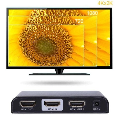 TECHLY SPLITTER AV HDMI 2.0 1/2 ULTRA HD 4KX2K 3D IDATA HDMI2-4K2 TECHLY SPLITTER AV HDMI 2.0 1/2 ULTRA HD 4KX2K 3D IDATA HDMI2-4K2