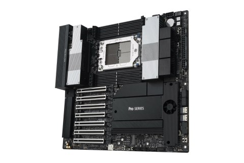 Płyta główna Asus Pro WS WRX90E-SAGE SE 1x sTR5 AMD ryzen Threadripper PRO 7000 SoC (8x DIMM, 4x SATA, 2x SlimSAS, 4xM.2, 2x10Gb Płyta główna Asus Pro WS WRX90E-SAGE SE 1x sTR5 AMD ryzen Threadripper PRO 7000 SoC (8x DIMM, 4x SATA, 2x SlimSAS, 4xM.2, 2x10Gb