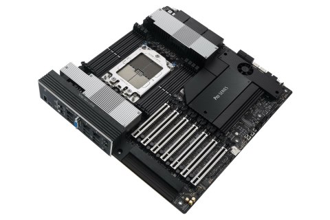 Płyta główna Asus Pro WS WRX90E-SAGE SE 1x sTR5 AMD ryzen Threadripper PRO 7000 SoC (8x DIMM, 4x SATA, 2x SlimSAS, 4xM.2, 2x10Gb Płyta główna Asus Pro WS WRX90E-SAGE SE 1x sTR5 AMD ryzen Threadripper PRO 7000 SoC (8x DIMM, 4x SATA, 2x SlimSAS, 4xM.2, 2x10Gb