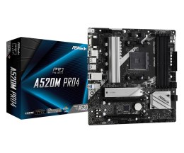 Asrock Płyta główna Asrock A520M PRO4