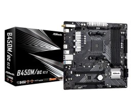 Asrock Płyta główna Asrock B450M/AC R2.0
