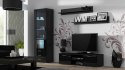 Cama MEBLE Półka 125cm (2szt) SOHO czarny mat