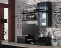 Cama MEBLE Półka 125cm (2szt) SOHO czarny mat