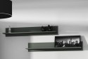 Cama MEBLE Półka 125cm (2szt) SOHO czarny mat