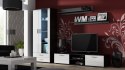 Cama MEBLE Półka 125cm (2szt) SOHO czarny mat