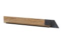 Cama MEBLE Półka OVO 130x20xH15 dąb/beton