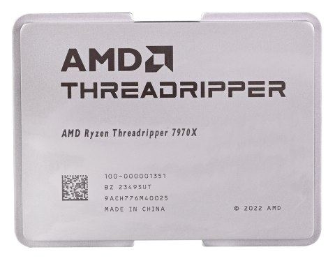 Procesor AMD Threadripper 7970X (32C/64T) 4.0Ghz (5.3 GHz Turbo) Socket sTR5 TDP 350W tray Procesor AMD Threadripper 7970X (32C/64T) 4.0Ghz (5.3 GHz Turbo) Socket sTR5 TDP 350W tray