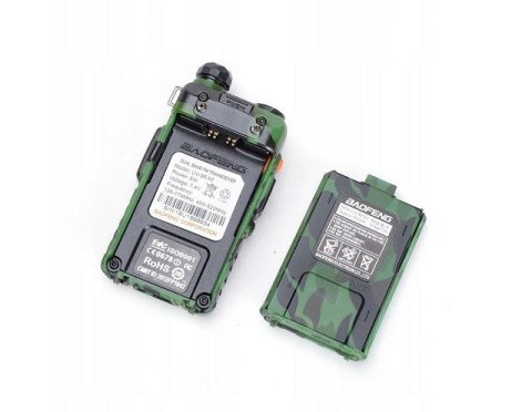 Krótkofalówka Baofeng UV-5R HTQ Camo, Radiotelefon Walkie Talkie Skaner Kamuflaż Krótkofalówka Baofeng UV-5R HTQ Camo, Radiotelefon Walkie Talkie Skaner Kamuflaż