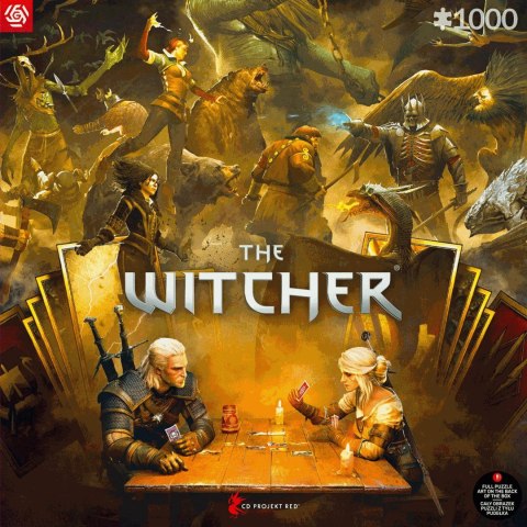 Puzzle Good Loot Gaming Puzzle: The Witcher (Wiedźmin) Playing Gwent 1000 elementów Puzzle Good Loot Gaming Puzzle: The Witcher (Wiedźmin) Playing Gwent 1000 elementów