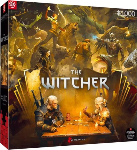 Puzzle Good Loot Gaming Puzzle: The Witcher (Wiedźmin) Playing Gwent 1000 elementów Puzzle Good Loot Gaming Puzzle: The Witcher (Wiedźmin) Playing Gwent 1000 elementów