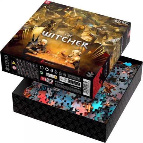 Puzzle Good Loot Gaming Puzzle: The Witcher (Wiedźmin) Playing Gwent 1000 elementów Puzzle Good Loot Gaming Puzzle: The Witcher (Wiedźmin) Playing Gwent 1000 elementów