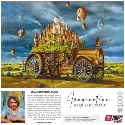 Puzzle Good Loot Imagination Puzzle: Arkadiusz Dzielawski Wielka Przeprowadzka 1000 elementów Puzzle Good Loot Imagination Puzzle: Arkadiusz Dzielawski Wielka Przeprowadzka 1000 elementów