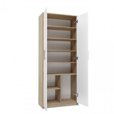 Szafa aktowa OLIV 2D 74x35xH180 sonoma/biały Szafa aktowa OLIV 2D 74x35xH180 sonoma/biały