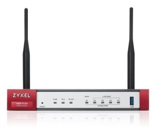 Firewall Zyxel USGFLEX100AX bundle (+1 YR Gold Security Pack) 1xWAN 4xLAN WiFi 6 SPI firewall: 900 Mbps Max. IPsec VPN: 50