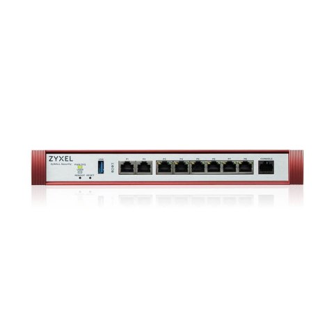 Firewall Zyxel USGFLEX200HP 8xWAN/LAN SPI firewall: 6500 Mbps Max. IPsec VPN: 100 Firewall Zyxel USGFLEX200HP 8xWAN/LAN SPI firewall: 6500 Mbps Max. IPsec VPN: 100