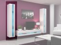 Cama MEBLE Regał VIGO NEW 180/40/30 biały/biały połysk