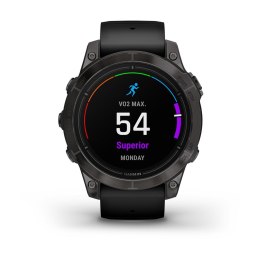 Garmin Zegarek sportowy Garmin EPIX PRO (GEN 2) AMOLED 47mm Sapphire Carbon Gray DLC Titanium Czarny