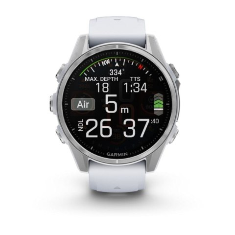 Garmin Fenix 8 AMOLED 43mm Srebrny Garmin Fenix 8 AMOLED 43mm Srebrny
