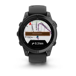 Garmin Zegarek sportowy Garmin Fenix E Stainless Steel AMOLED 47mm Czarny
