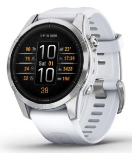 Garmin Zegarek sportowy Garmin Epix PRO (Gen 2) AMOLED 42mm SS Whitestone/Srebrny