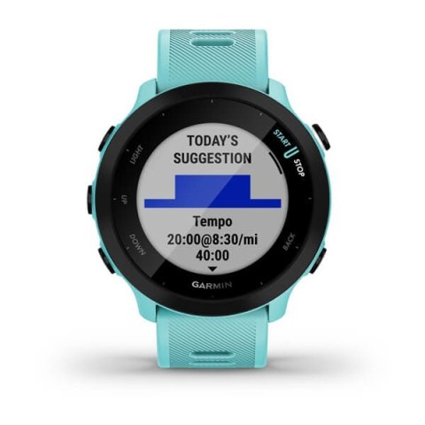 Zegarek Garmin Forerunner 55 42mm Turkusowy Zegarek Garmin Forerunner 55 42mm Turkusowy