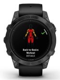 Garmin Zegarek sportowy Garmin EPIX PRO (GEN 2) AMOLED 47mm Slate Gray Black/Black Band