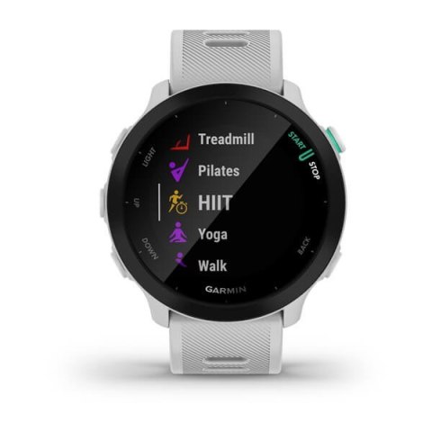 Zegarek sportowy Garmin Forerunner 55 Biały Zegarek sportowy Garmin Forerunner 55 Biały