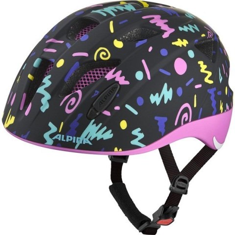 Kask rowerowy ALPINA XIMO FLASH BLACK-CONFETTI MATT 49-54 Kask rowerowy ALPINA XIMO FLASH BLACK-CONFETTI MATT 49-54