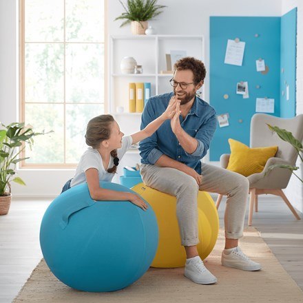 LEITZ Piłka do siedzenia Ergo Cosy, niebieska LEITZ Piłka do siedzenia Ergo Cosy, niebieska