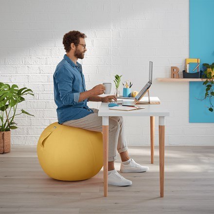 LEITZ Piłka do siedzenia Ergo Cosy, żółta LEITZ Piłka do siedzenia Ergo Cosy, żółta