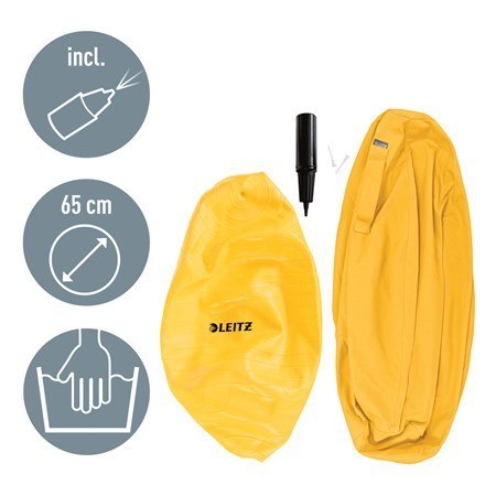 LEITZ Piłka do siedzenia Ergo Cosy, żółta LEITZ Piłka do siedzenia Ergo Cosy, żółta